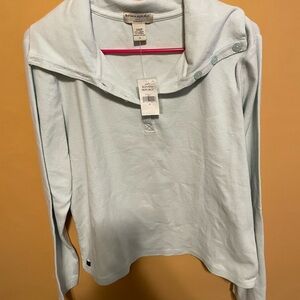 Banana Republic Soft Blue Women's Sweatshirt